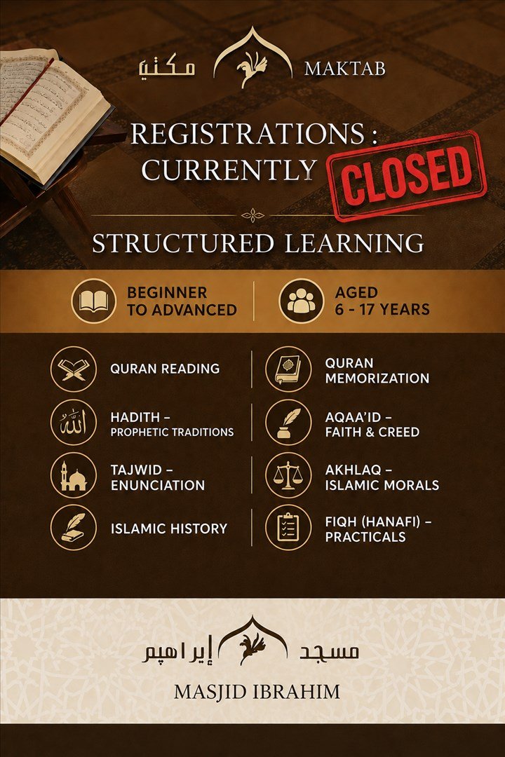 Maktab — Registrations Open 2027