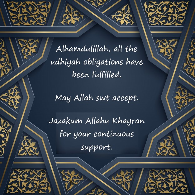 Udhiyah Completed