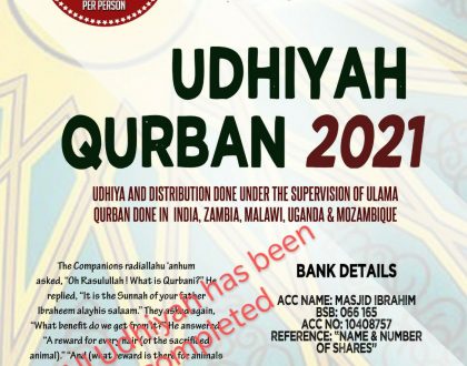 Udhiya / Qurban Complete