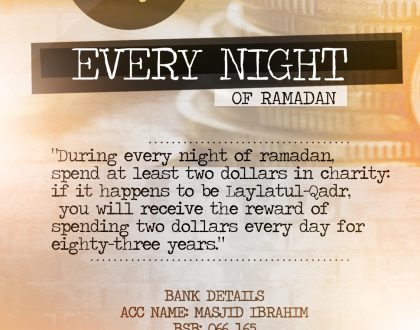 $2 Every Night in Ramadan