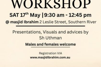 Hajj Workshop Registration