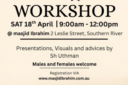 Hajj Workshop Registration